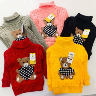 Warm Turtleneck Newborn Unisex Baby Sweater
