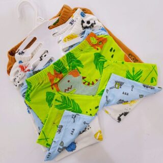 Cartoon Themed Trendy Baby Boy Shorts 5pcs