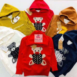 Kids Cartoon Print Casual Hoodie Sweater