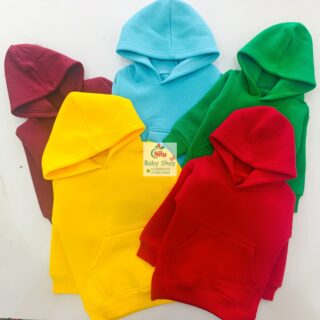 Baby Ribbed Knit Hoodie Sweater – Cozy Cotton Pullover with Front Pocket