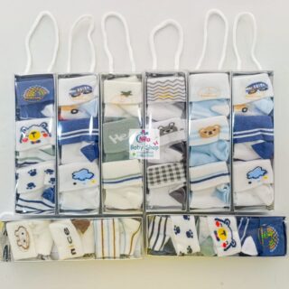 Elegant Baby Socks Set - 3 Pairs Soft Cotton Newborn & Infant Socks with Frill Trim