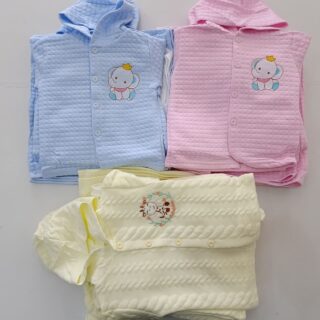 8-Piece Ultra-Cozy Fleece Newborn Receiving Set