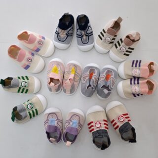Baby Knit Sock Sneakers | Soft Non Slip First Walker Shoes for Boys & Girls